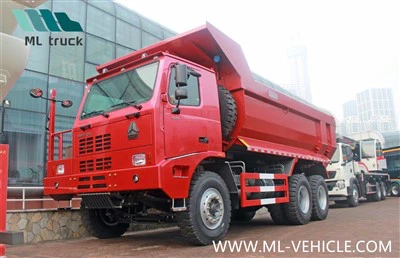 Sinotruk 6X4 10 rodas Weichai 371HP 430HP 70 90 130ton HOWO caminhão de mineração basculante