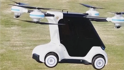 Primeiro carro voador elétrico distribuído da China é revelado pela Southeast...